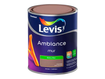 Levis Ambiance peinture murale extra mat 1l chocolat