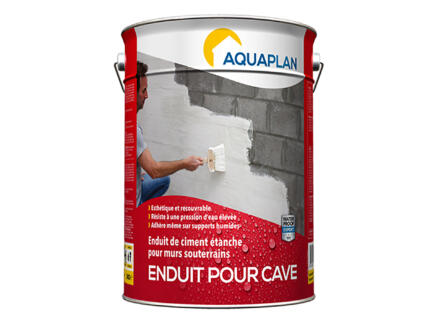 Aquaplan enduit pour cave 5kg blanc