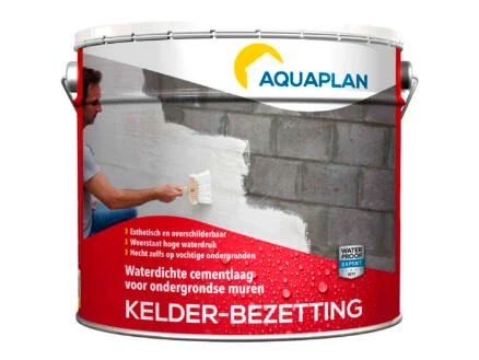 Aquaplan enduit pour cave 10kg blanc