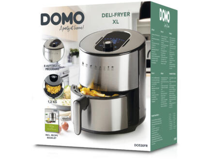 DOMO DO530FR Deli-Fryer heteluchtfriteuse XL LCD-display 4l