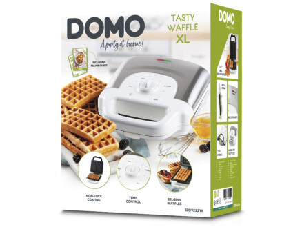 DOMO Tasty Waffle XL DO9222W gaufrier