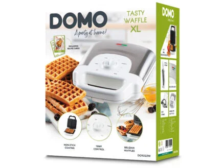 DOMO DO9222W Tasty Waffle XL wafelijzer