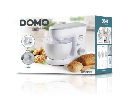 DOMO DO9241KR keukenrobot 600W 4l wit