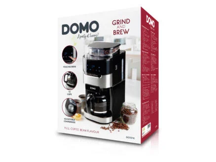 DOMO Grind and Brew DO721K cafetiÃ¨re avec minuteur 1,5l