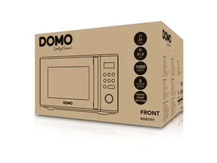 DOMO four Ã  micro-ondes DO23101 31l noir
