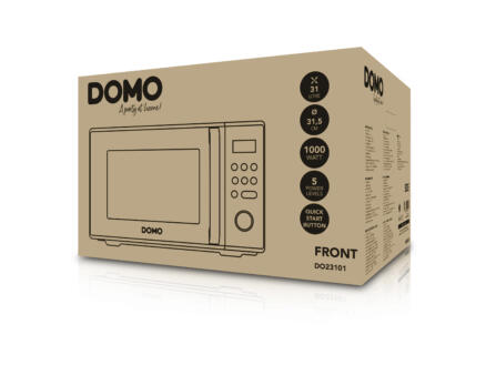 DOMO DO23101 microgolfoven 31l zwart