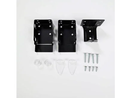 Decosol ophangsteunen aluminium jaloezie?n 50mm zwart