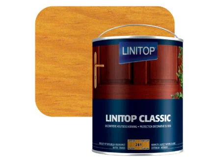  Linitop houtbeits 2,5l lichte eik #281