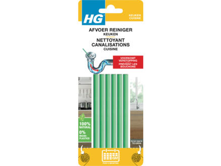 HG afvoerreiniger stokje 6 stuks
