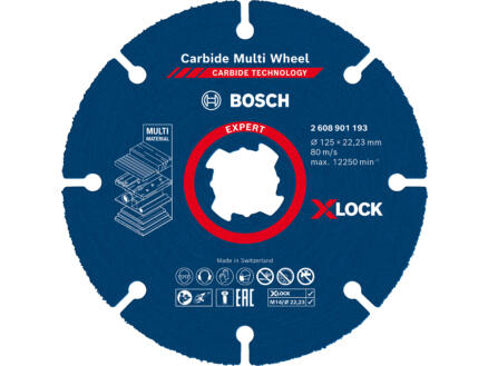  Bosch Professional X-Lock Expert Multi Wheel disque diamantÃ© 125x22,23x2,4 mm