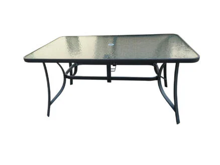 Garden Plus Treviso table de jardin 150x90 cm gris