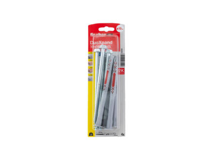 Fischer DuoXpand FUS constructieplug 10x140 mm met vijs 4 stuks