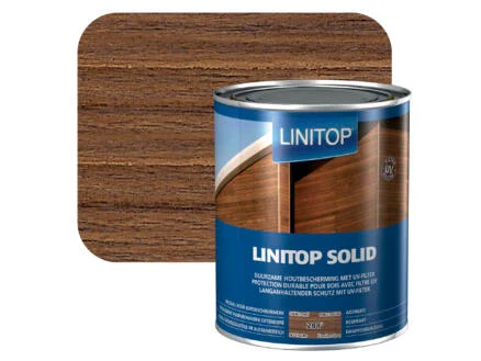  Linitop Solid beits 2,5l donkere eik #288