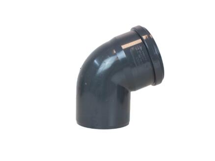 Scala coude pour Ã©gout 110mm 67Â° M/F gris