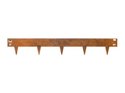 borderrand 106x16 cm cortenstaal 5 stuks