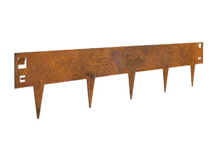 bordure 106x16 cm acier corten 5 piÃ¨ces