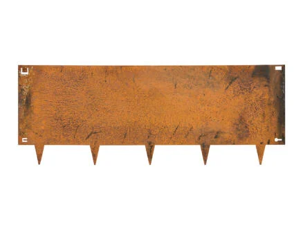 bordure 106x40 cm acier corten 4 pièces