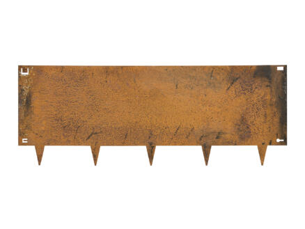 borderrand 106x40 cm cortenstaal 4 stuks