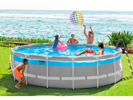 Intex Clearview Prism Frame piscine 488x122 cm + cartouche de filtration