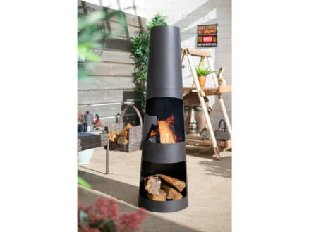 Buschbeck Skyline cheminée de terrasse 36cm noir