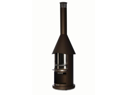 Buschbeck Auckland cheminÃ©e de terrasse 65cm marron