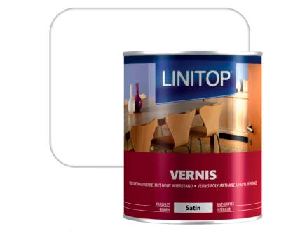  Linitop vernis zijdeglans 0,75l kleurloos