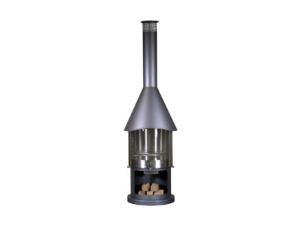 Buschbeck Melbourne cheminÃ©e de terrasse 65cm gris foncÃ©