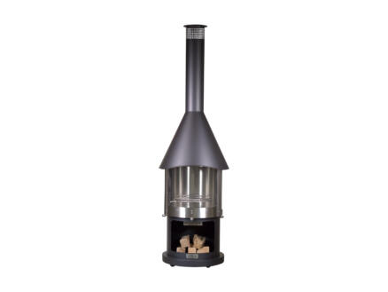 Buschbeck Melbourne cheminée de terrasse 65cm noir