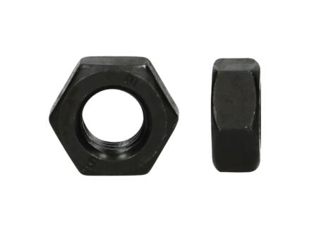 Pgb-fasteners Ã©crou hexagonal Kl8 DIN934 M6 noir 20 piÃ¨ces