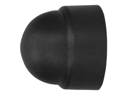  Pgb-fasteners afdekkap voor M6 SW10 zeskantmoeren 12,9mm zwart 20 stuks