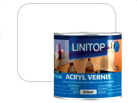  Linitop vernis acryl brillant 0,25l incolore