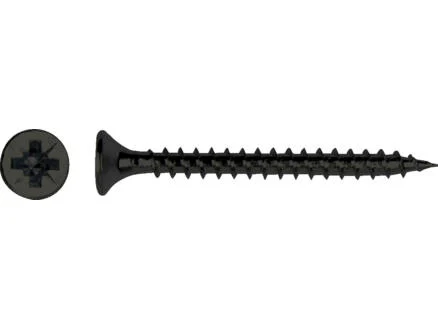 Pgb-fasteners spaanplaatschroeven VZK-Z 4x40 mm zwart 20 stuks