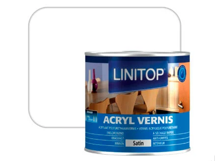  Linitop vernis acryl satin 0,25l incolore