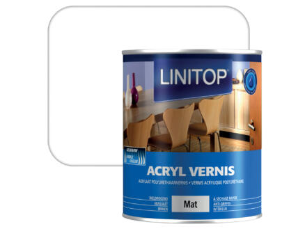  Linitop vernis acryl mat 0,75l incolore