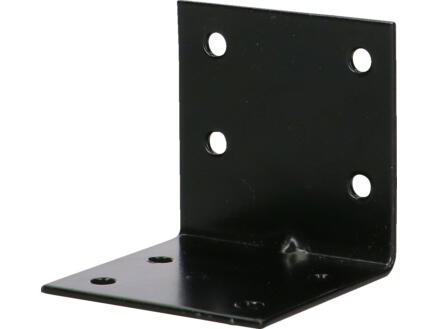  FG Wood Connectors Ã©querre de fixation 60x60x60x2,5 mm noir