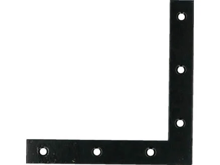 FG Wood Connectors Ã©querre plate 120x120x18 mm noir