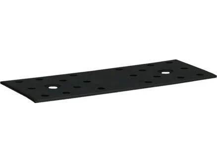  FG Wood Connectors plaque d'assemblage 9,7x3,5 cm 2,5mm noir