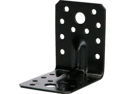 FG Wood Connectors Ã©querre avec renfort 55x70x70 mm noir