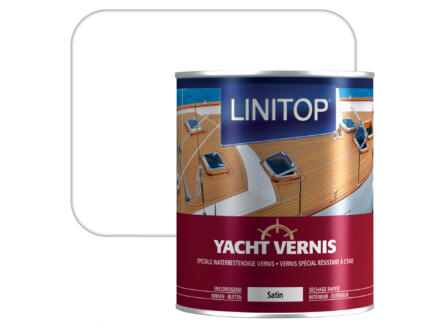  Linitop bootvernis zijdeglans 0,75l kleurloos