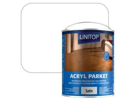 Linitop vernis parquet arcylique satin 2,5l incolore