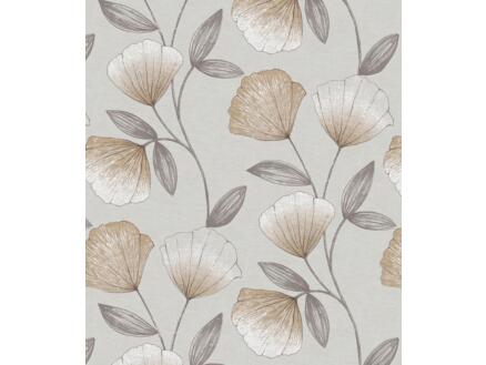 Bonita Effects tafellaken 140cm shell flower beige per lopende meter