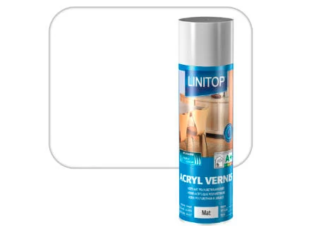  Linitop vernis spray mat 0,4l kleurloos