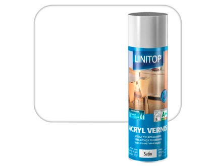  Linitop vernis spray zijdeglans 0,4l kleurloos