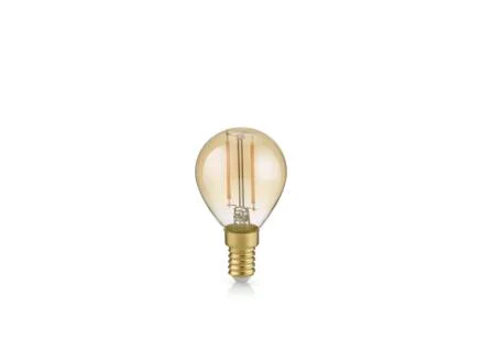 Trio LED bollamp E14 4W amberglas