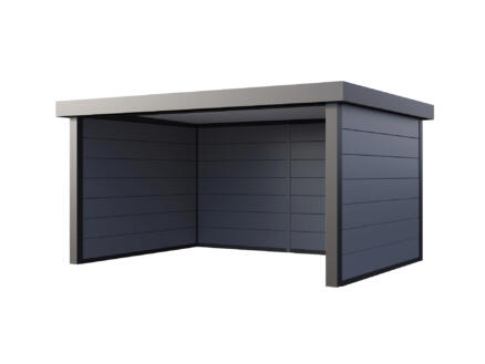 Telluria Singolo 4836 metalen overkapping 358x478x265 cm lichtgrijs