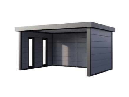 Telluria Singolo 4836 metalen overkapping 358x478x265 cm + ramen lichtgrijs