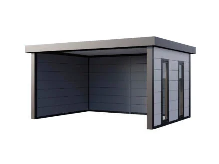 Telluria Singolo 4836 metalen overkapping 358x478x265 cm + ramen wit