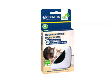 Edialux ultrasone verjager muizen en ratten 230m2