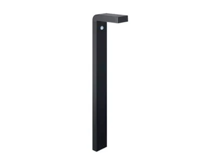  Baracconi piquet LED solaire 3,6W avec dÃ©tecteur de mouvement noir