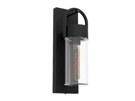 Eglo Carraro wandlamp E27 max. 28W zwart